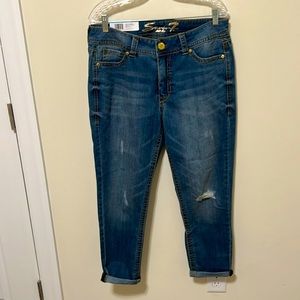 Seven7 Women’s Starlett Mid Rise Skinny Crop Jeans / Brand NWT / Size 12